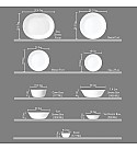 CORELLE LIVINGWARE PLUS GREEN DELIGHT 11OZ/325ML RICE BOWL