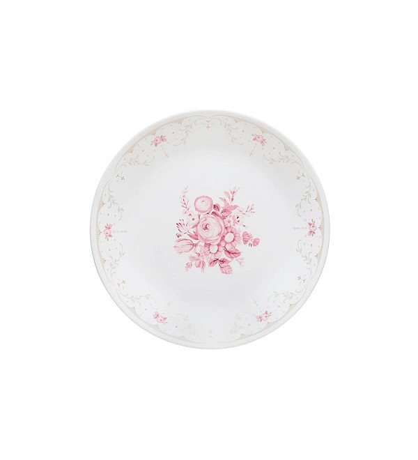 CORELLE ASIA COLLECTION GOLD SERIES BLOOMING PINK DINNER PLATE