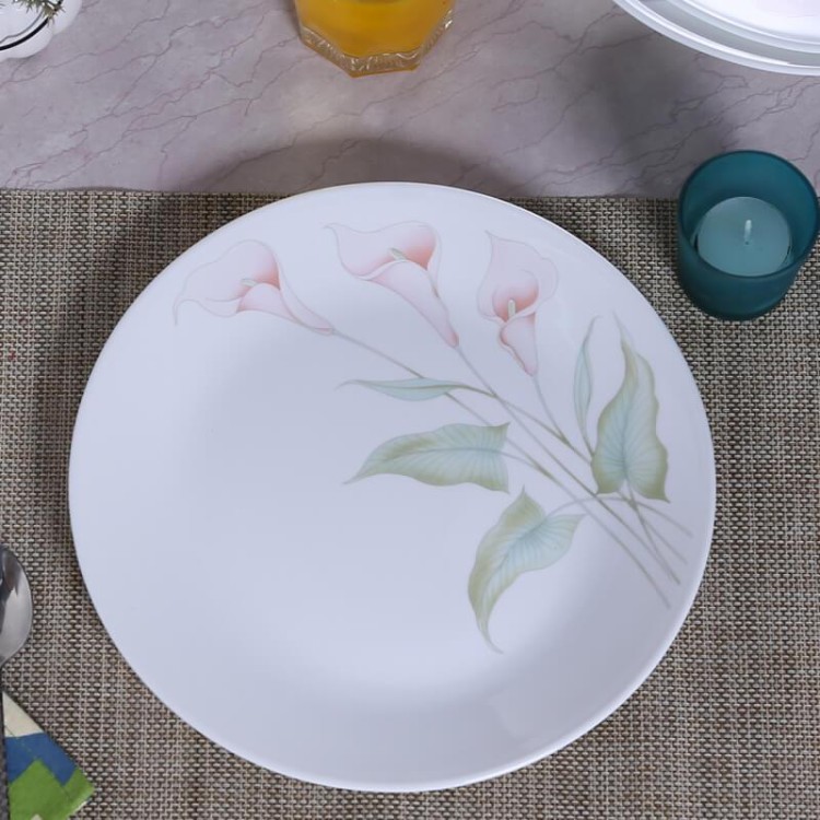 CORELLE ASIA COLLECTION LILYVILLE DINNER PLATES  PACK OF 6