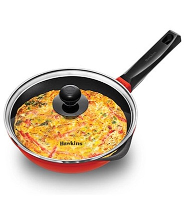 DIE CAST FRYING PAN 22 CM WITH GLASS LID (IDCF22G)