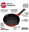 DIE CAST FRYING PAN 24 CM (IDCF24)