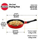 DIE CAST FRYING PAN 24 CM (IDCF24)