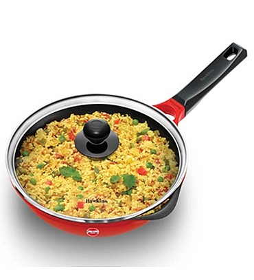 DIE CAST FRYING PAN 24 CM WITH GLASS LID (IDCF24G)