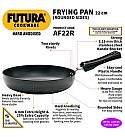 HARD ANODISED FRYING PAN (ROUNDED SIDES) 20 CM ROUNDED SIDES (AF20R)