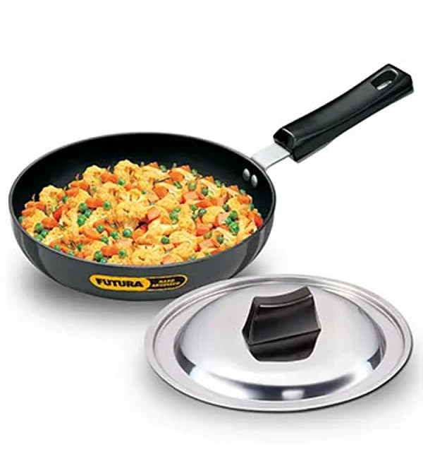 HARD ANODISED FRYING PAN 20 CM ROUNDED SIDES (AF20RS)