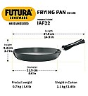 HARD ANODISED FRYING PAN 20 CM (IAF20)