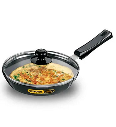 HARD ANODISED FRYING PAN 20 CM WITH GLASS LID (AF20G)