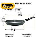 HARD ANODISED FRYING PAN 24 CM (AF24)