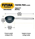 HARD ANODISED TADKA PAN 2 CUP (SPICE HEATING PAN) (ATP2)