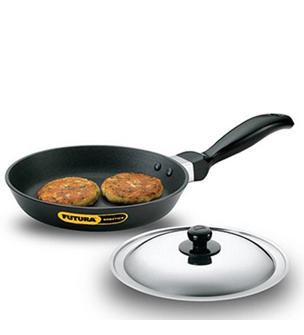 NONSTICK FRYING PAN 17 CM WITH STAINLESS STEEL LID (NF17S)