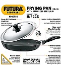 NONSTICK FRYING PAN 20 CM WITH STAINLESS STEEL LID (INF20S)