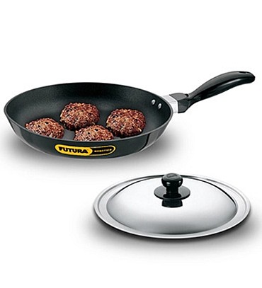 NONSTICK FRYING PAN 24 CM WITH STAINLESS STEEL LID (NF24S)