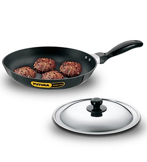 NONSTICK FRYING PAN 24 CM WITH STAINLESS STEEL LID (NF24S)