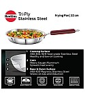 TRI-PLY STAINLESS STEEL FRYING PAN 20 CM (SSF20)