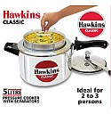 HAWKINS CLASSIC WITH ALUMINIUM SEPARATOR 5 LITRE (CL51)