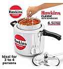 HAWKINS CLASSIC WITH ALUMINIUM SEPARATOR 6.5 LITRE (CL66)