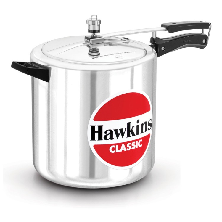 Hawkins 12 Litre Classic Pressure Cooker Silver (CL12)