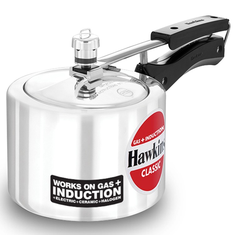 Hawkins 2 Litre Classic Pressure Cooker Silver (ICL2T)