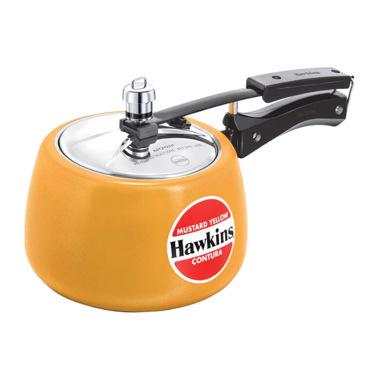 Hawkins 3 Litre Contura Pressure Cooker Mustard Yellow (CMY30)