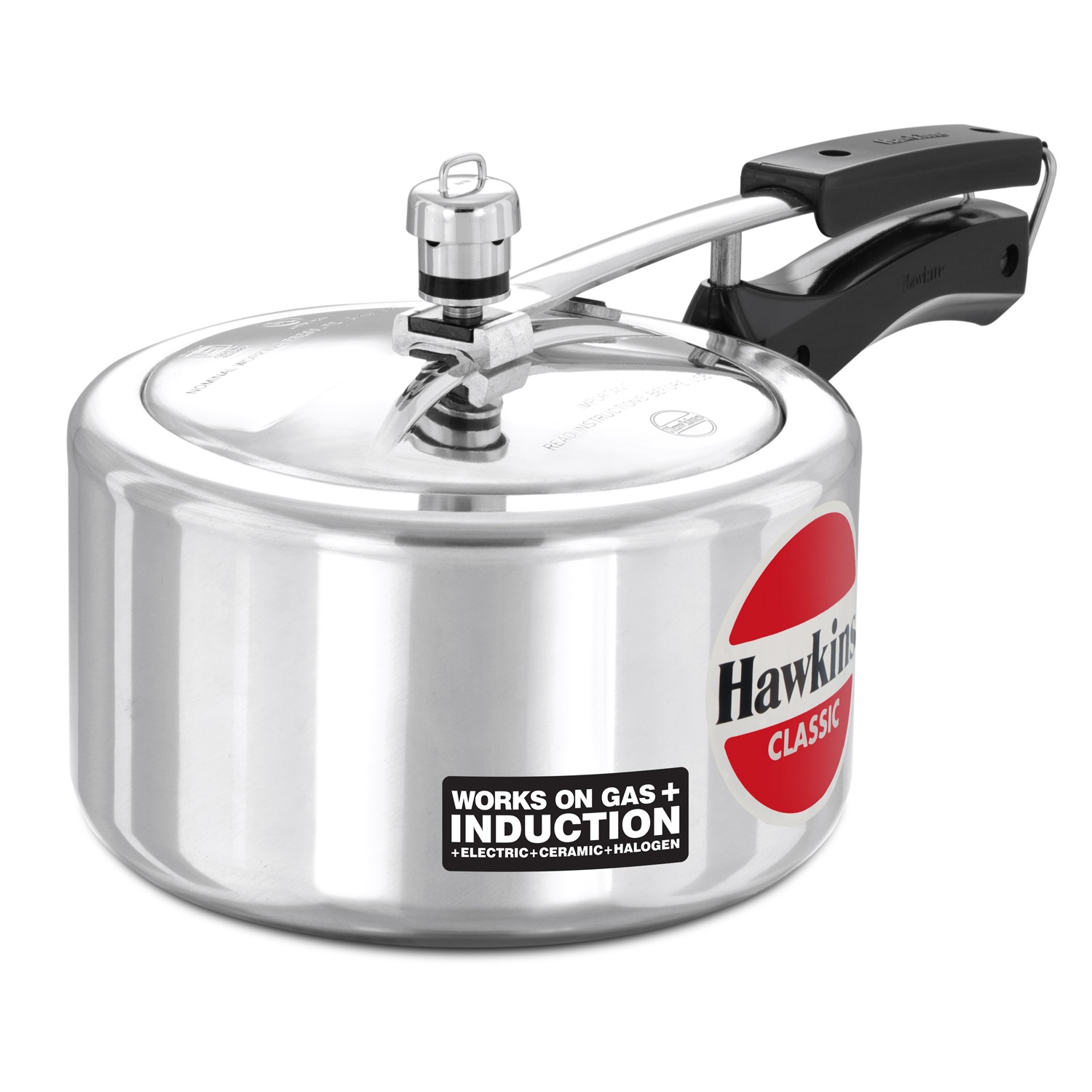 Hawkins 3 Litre Classic Pressure Cooker Silver (CL3W)