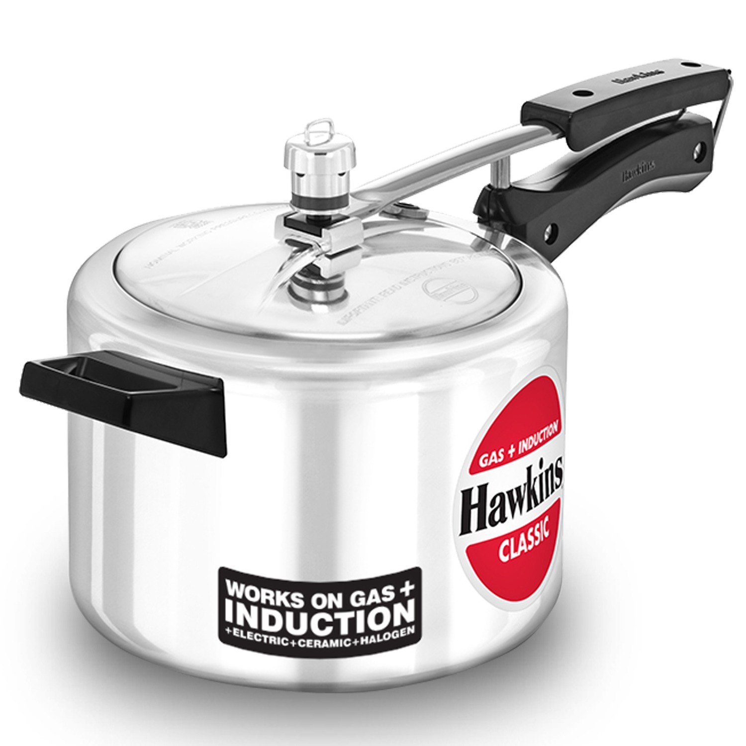 Hawkins 3 Litre Classic Pressure Cooker Silver (CL3W)