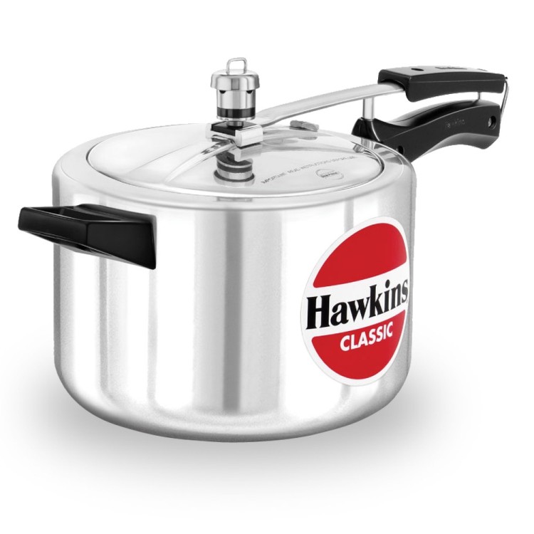 Hawkins 5 Litre Classic Pressure Cooker Silver (CL50)