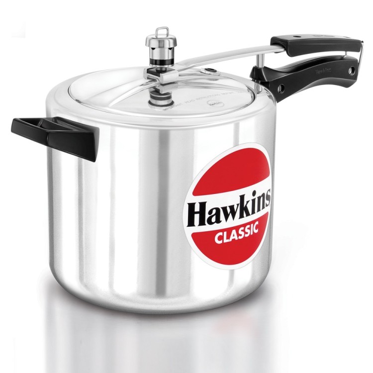 Hawkins 6.5 Litre Classic Pressure Cooker Silver (CL65)