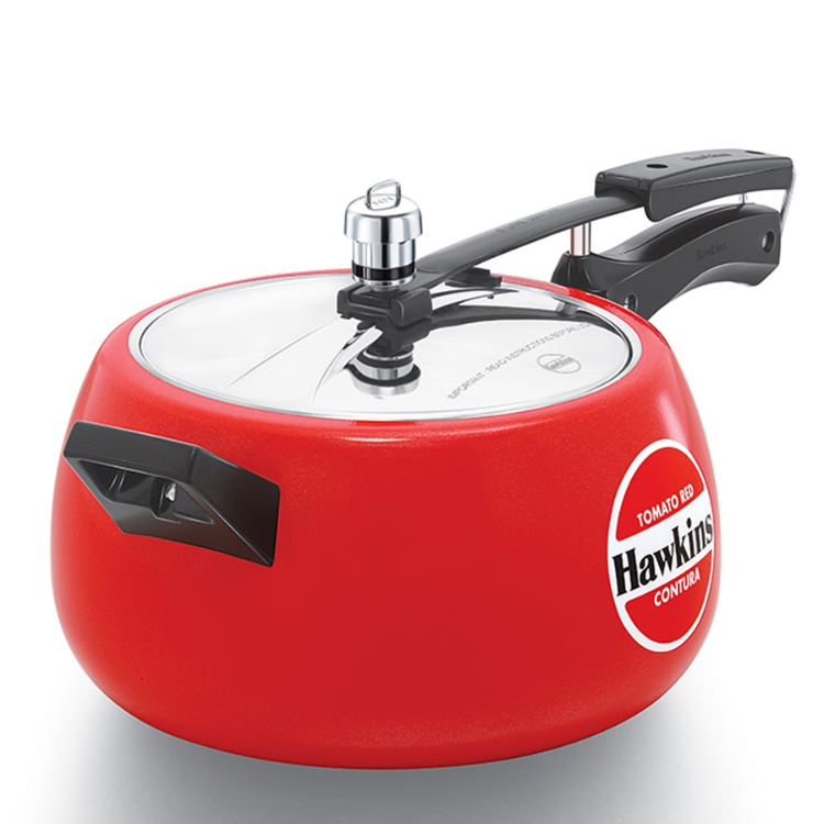 Hawkins 5 Litre Contura Pressure Cooker Tomato Red (CTR50)