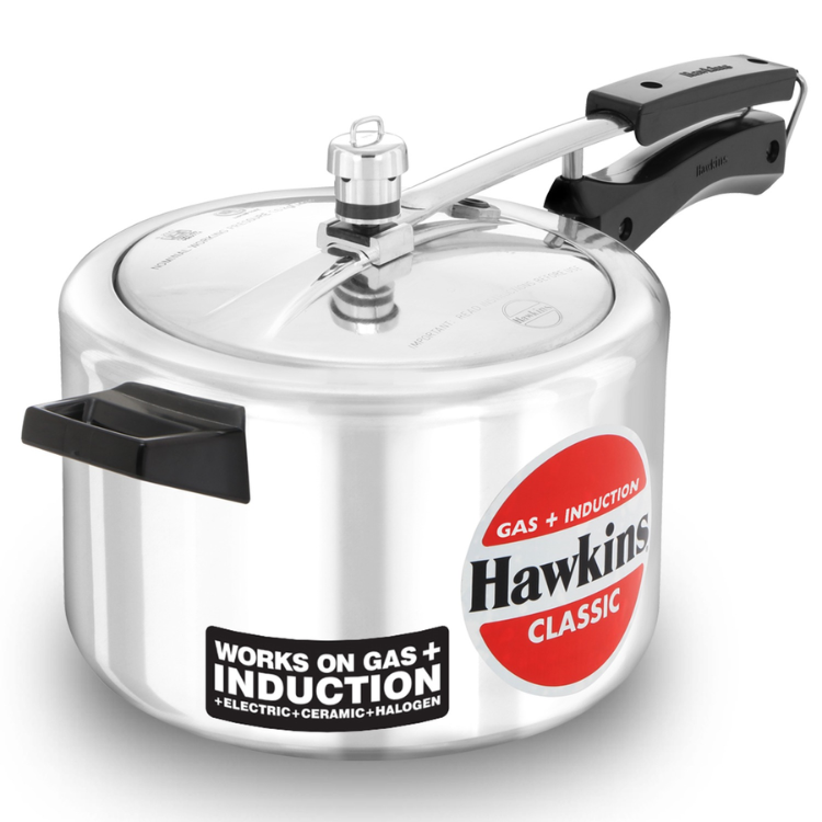 Hawkins 5 Litre Classic Pressure Cooker - Silver (ICL50)