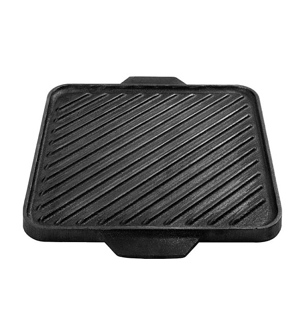 Pre-Seasoned Cast Iron Reversible Grill Pan/Griddle 10.5 Inch, Black