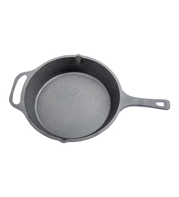 Pre-Seasoned Cast Iron Heavy Duty Skillet 10.25 Inch, 2 L Capacity, Black