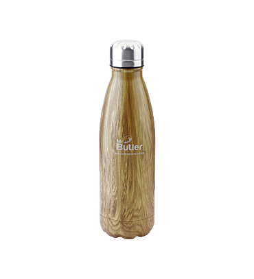 Thermosteel Bottle 500 Ml, Woodoo, Vacuum Insulated, Cold/Hot, Oak