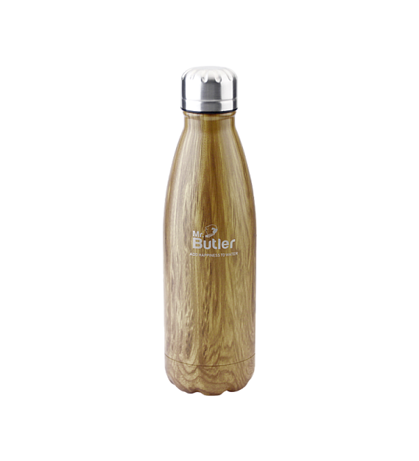 Thermosteel Bottle 500 Ml, Woodoo, Vacuum Insulated, Cold/Hot, Oak