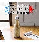 Thermosteel Bottle 500 Ml, Woodoo, Vacuum Insulated, Cold/Hot, Oak