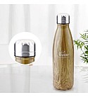 Thermosteel Bottle 500 Ml, Woodoo, Vacuum Insulated, Cold/Hot, Oak