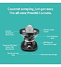 Preethi Cocosta Kp001 Coconut Scraper Citrus Juicer 100% Safe Dual Protection Scraper With Safety Switch Silicon Cap Spillage Free Collection Bowl 100 Watt 2Yr Guarantee Lifelong Free Service