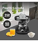 Preethi Cocosta Kp001 Coconut Scraper Citrus Juicer 100% Safe Dual Protection Scraper With Safety Switch Silicon Cap Spillage Free Collection Bowl 100 Watt 2Yr Guarantee Lifelong Free Service