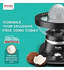 Preethi Cocosta Kp001 Coconut Scraper Citrus Juicer 100% Safe Dual Protection Scraper With Safety Switch Silicon Cap Spillage Free Collection Bowl 100 Watt 2Yr Guarantee Lifelong Free Service