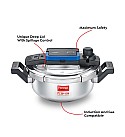 Prestige 3L Svachh FLIP-ON Stainless Steel Pressure Cooker with glass lid