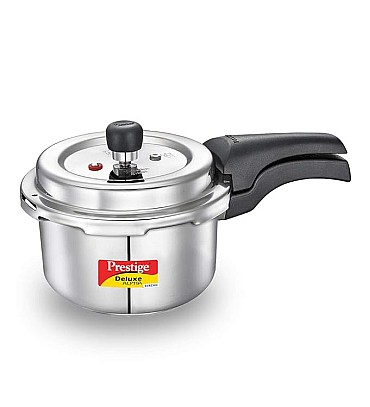 Prestige Svachh Deluxe Alpha 2.0 Litre Stainless Steel Outer Lid Pressure Cookers