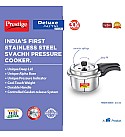 Prestige Svachh Deluxe Alpha 2.0 Litre Stainless Steel Outer Lid Pressure Cookers