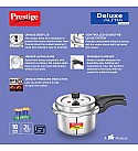 Prestige Svachh Deluxe Alpha 2.0 Litre Stainless Steel Outer Lid Pressure Cookers