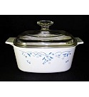 CORNINGWARE 5L COVERED CASSEROLE PROVINCIAL BLUE A-5