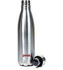 PYREX STAINLESS STEEL INSULATED 24 HOURS HOT OR COLD BOTTLE FLASK  500 ML  SILVER