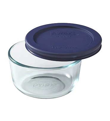 PYREX-1 CUP/250ML STORAGE WITH BLUE LID