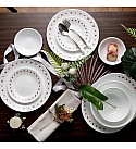 CORELLE CROWN 21 PCS DINNER SET