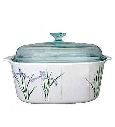 CORNINGWARE 3L COVERED CASSEROLE SHADOW IRIS A-3