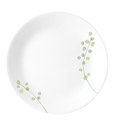 CORELLE LIVINGWARE PLUS GREEN DELIGHT LUNCHEON PLATE